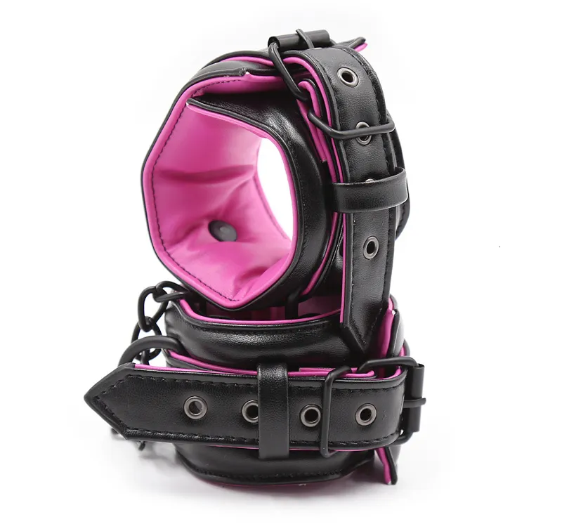 Bondage Bdsm Set For Couples Leather Restraints Collars Cuffs_voghion.com