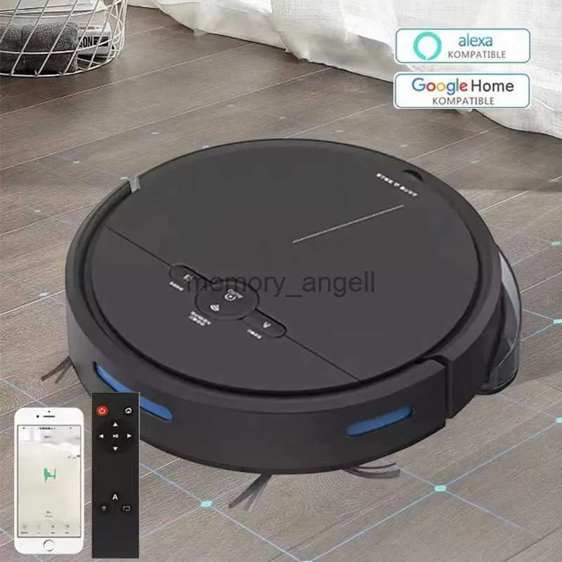 Sweeping Robot Vacuum Cleaner APP And Voice Control Sweep and Wet Mopping Floors Carpet Run Auto Reharge Map Is Visible Pet Hair HKD230825