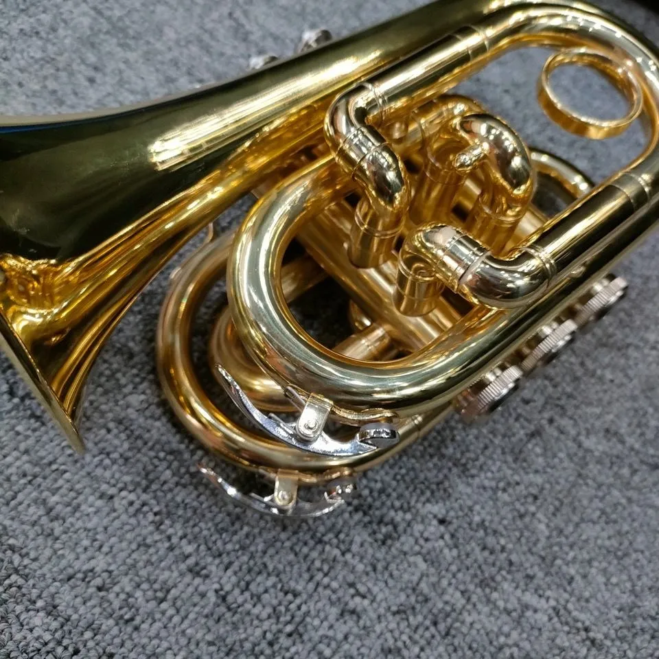 bärbar trumpet trumpet b-platta horn
