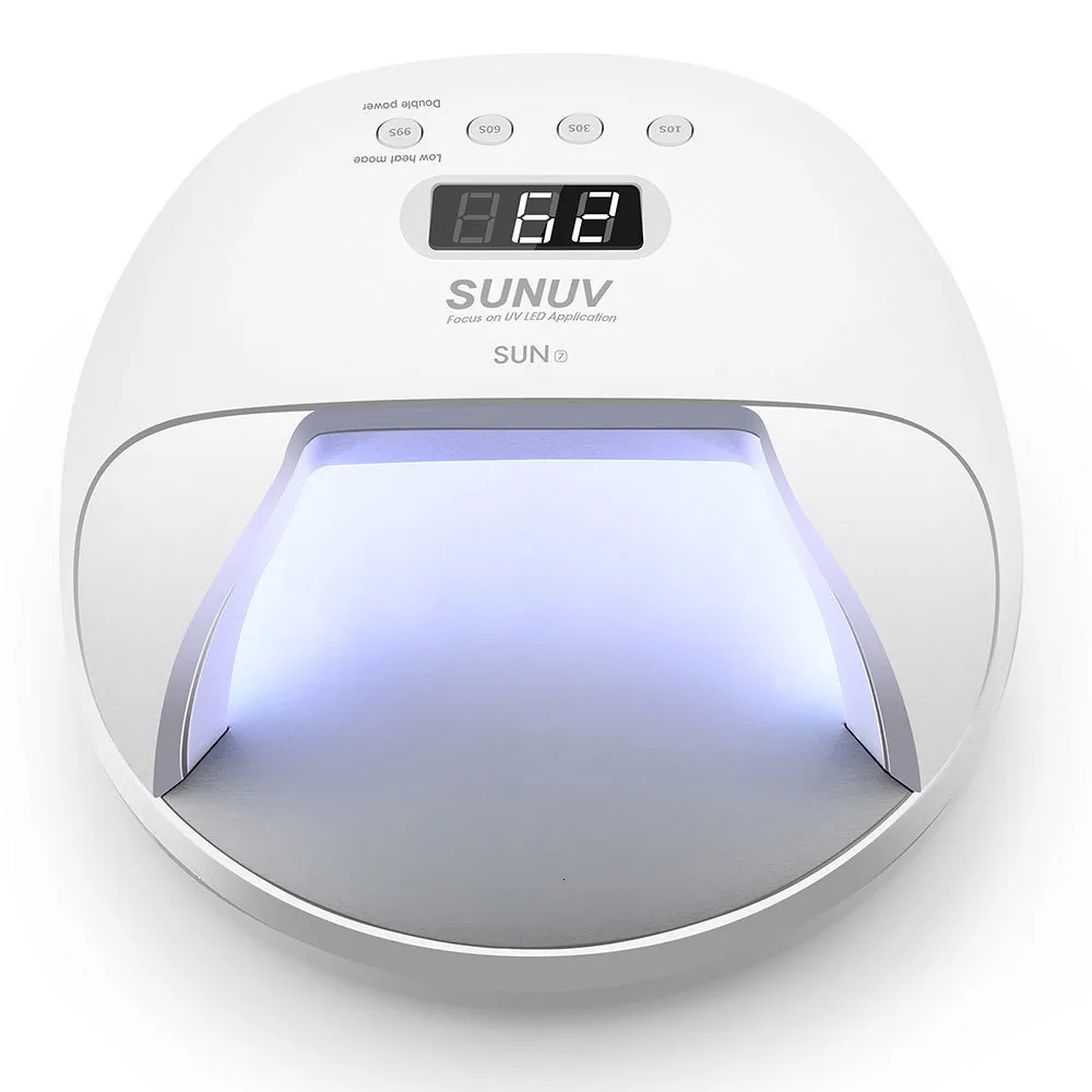 Nail Dryers Nail lamp SUNUV SUN7 UV LED Nail Lamp Dryer Fast Curing Nail Gel Professional Nail Dryers UV Gel D_voghion.com