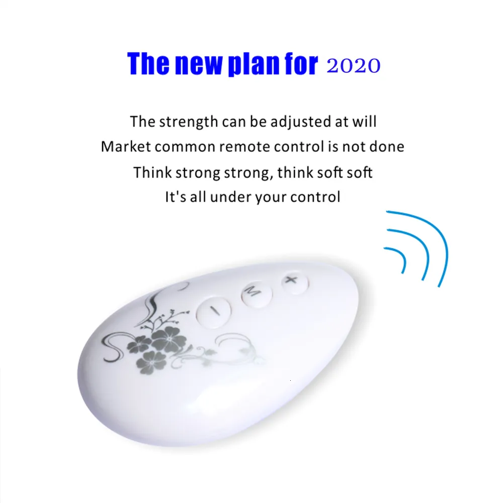 Silikon jump egg vibrator med trådlös klitorisstimulator_voghion.com