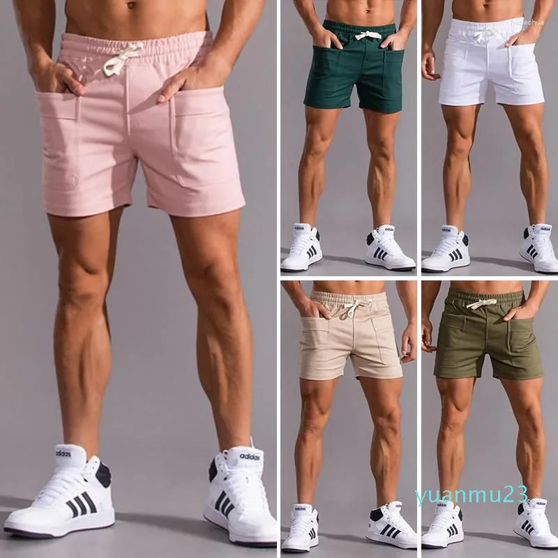 Pantaloncini da corsa 2023 Pantaloni corti cargo cargo da uomo estivi in cotone casual ad asciugatura rapida con più tasche