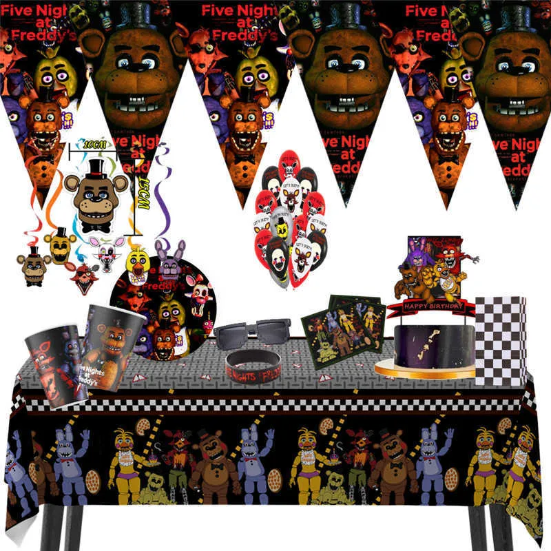 Five Nights at Freddy's (FNAF) Cake Topper Centerpiece - FNAF Party  Supplies | Digitalproducts