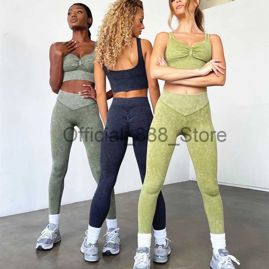 Mujer Conjunto De Yoga Sin Costuras Gimnasio Conjunto Deportivo Ropa Para  Mujeres Conjunto De Gimnasio Mujeres Fitness Ropa Deportiva Traje De Yoga  Para Fitness Ropa De Entrenamiento X0825 De 11,44 €