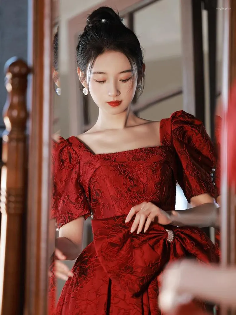 Traditional Chinese Wedding Dress Costume With Beaded Embroidery Xiuhe  Groom Tang Suits Hanfu Bride Ethnic Gowns For Wedding Vestido From  Firstcloth, $89.83 | DHgate.Com