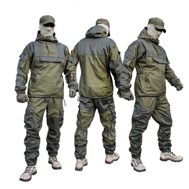 Gorka4 ゴルカ4、Lサイズ、OD、上下セット/ BDU / Gorka-4 Gorka 4 uniform - Wind & Waterproof RipStop gorka suit for men