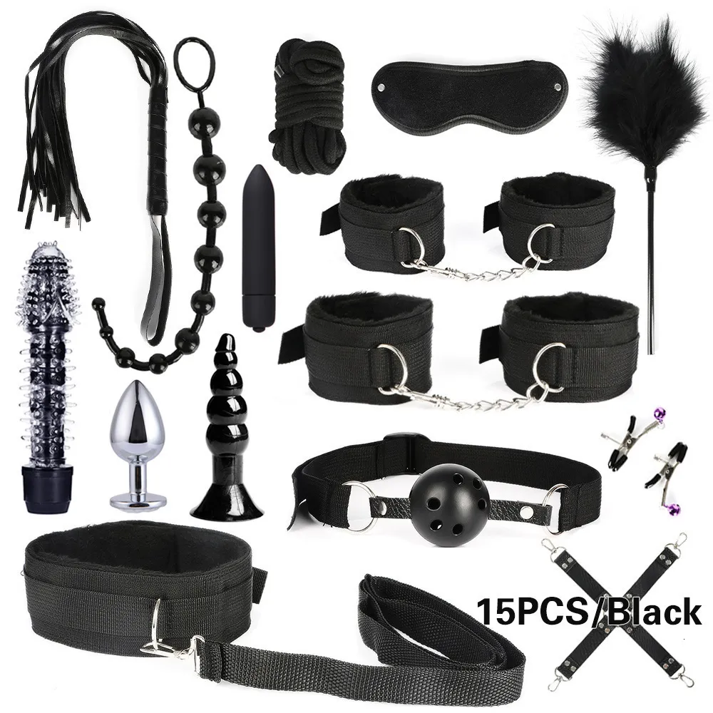 Adult Bondage Bundle Set For Women Exotic Leather And Plush Kit_voghion.com