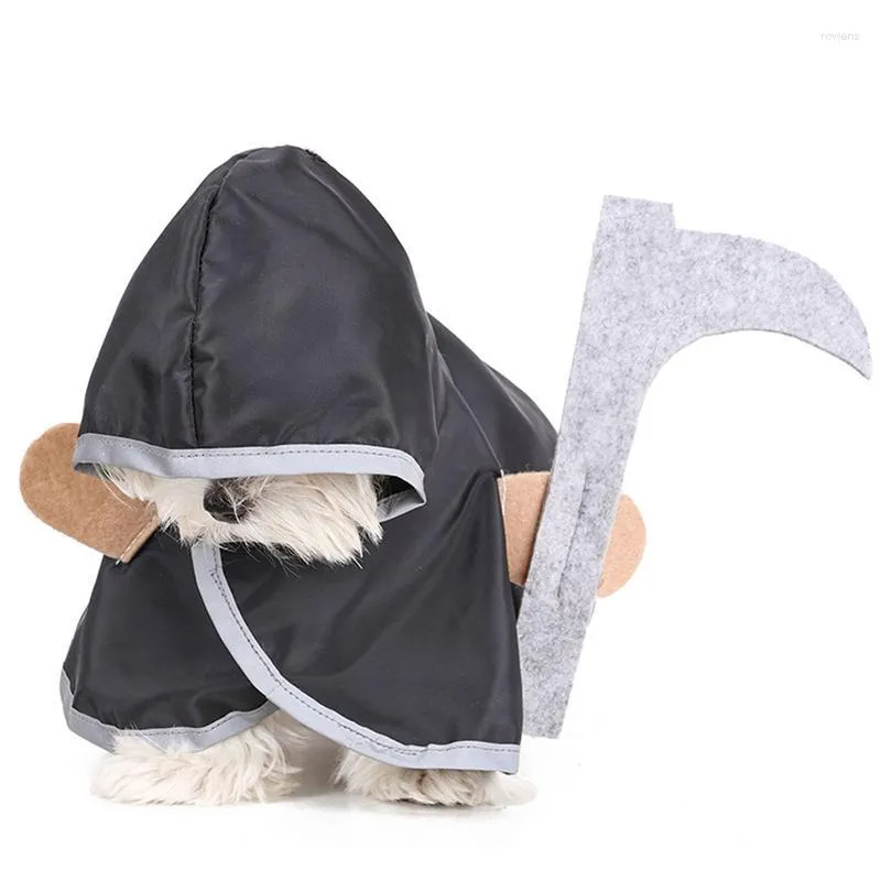 Costumes de chat Costume d'Halloween pour chien Cape de vampire Vêtements de sorcière pour petits et moyens chiens