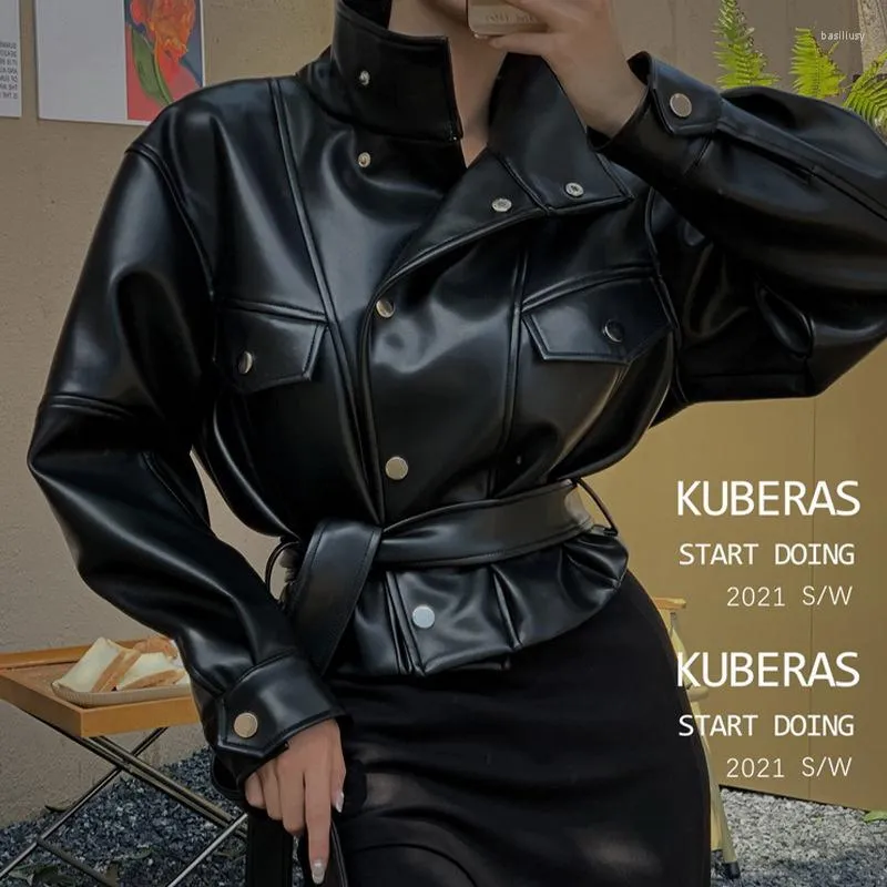 DHgate.com:Womens Genuine Leather Jacket, Autumn and Winter