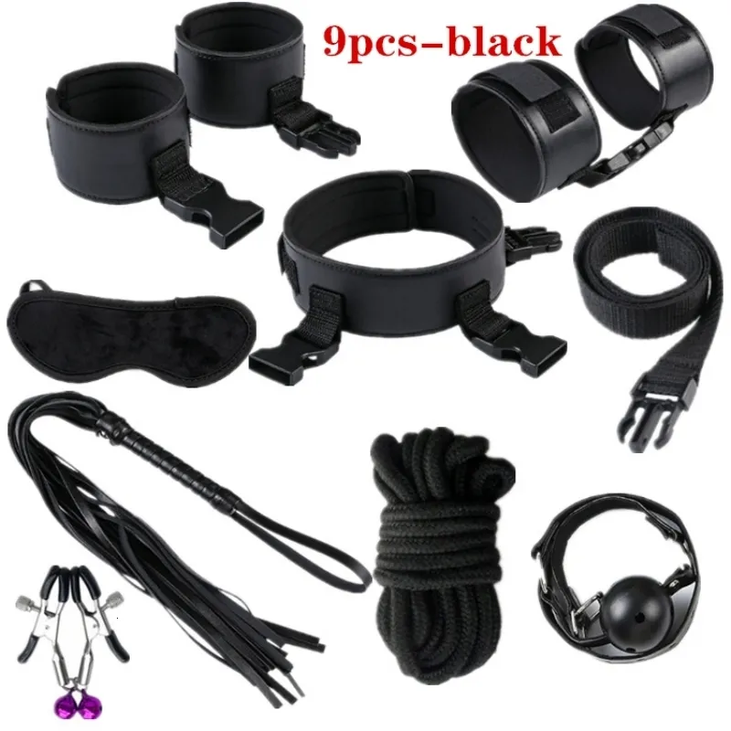 Adult Bondage Bundle Set For Women Exotic Leather And Plush Kit_voghion.com