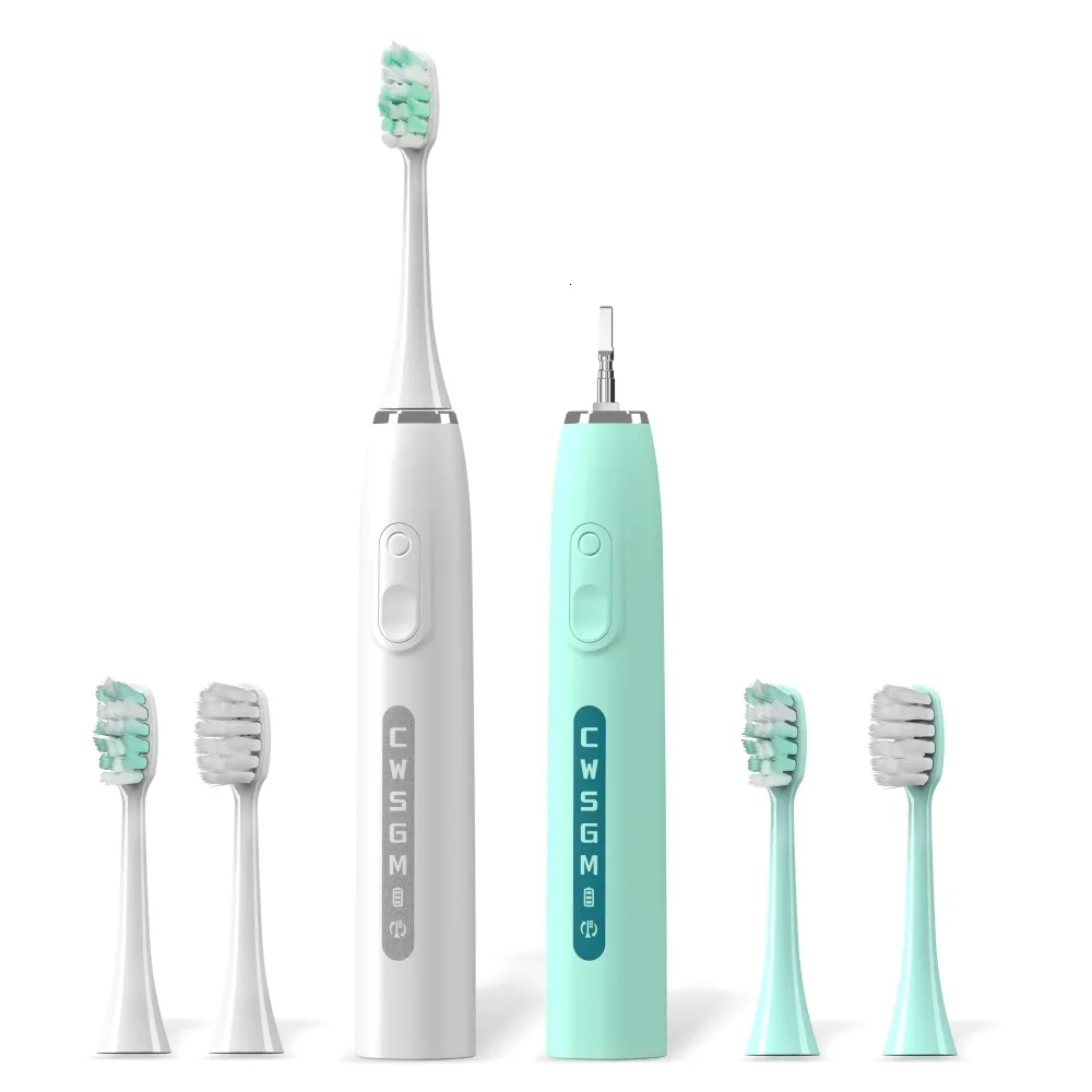 Зубная щетка SFEEL 15 мод Smart Sonic Electric Electric Toothbrush Timer USB тип C Перезаряжаемый отбеливающий IPX7 Водонепроницаемый P4SA 230824