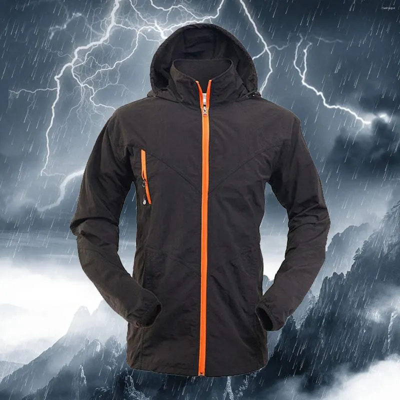 Chaquetas de hombre Color sólido a prueba de viento y lluvia escalada de  montaña chaqueta de lluvia jirafa para hombre franela de invierno hinchada