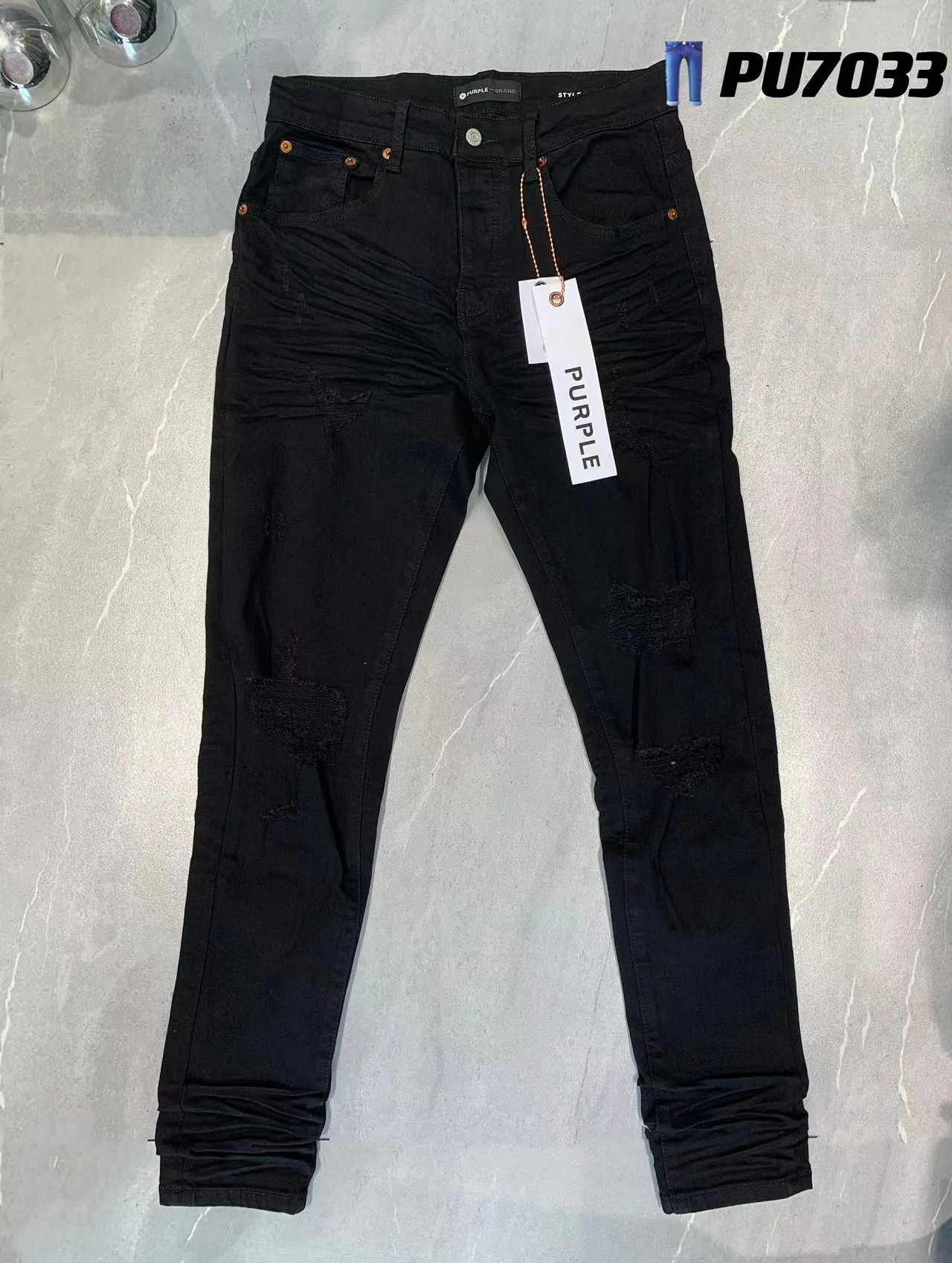 Ksubi Designer Jeans Violet Jean Hommes Rise Élastique Vêtements Serré Skinny Fashionq291 715