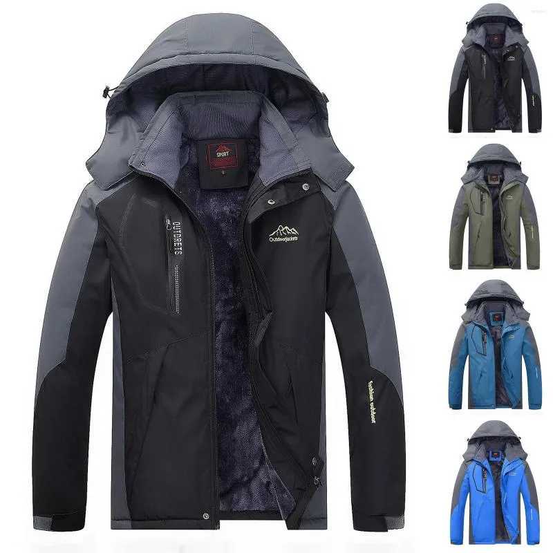 2023 Winter Mens Thicken Fleece Waterproof Snow Jackets Men For Hiking,  Skiing, Mountain Trekking Windbreaker Outdoor Outwear From Pangxiea, $45.51
