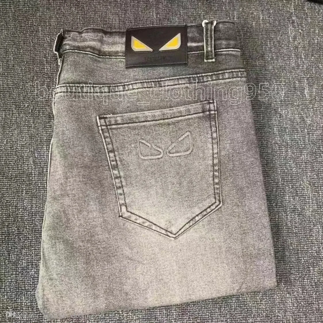 G Pants Designer Jeans für Männer Klassiker gestickt Alphabet Jean Modemarke Baumwolle Hochqualitätsstretch Hosen Herbst und Winter 89f