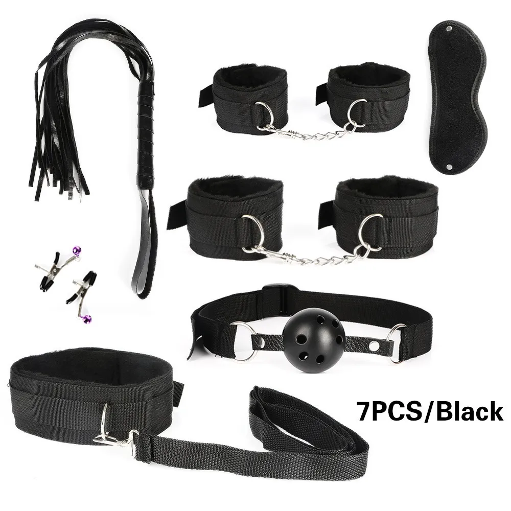 Adult Bondage Bundle Set For Women Exotic Leather And Plush Kit_voghion.com