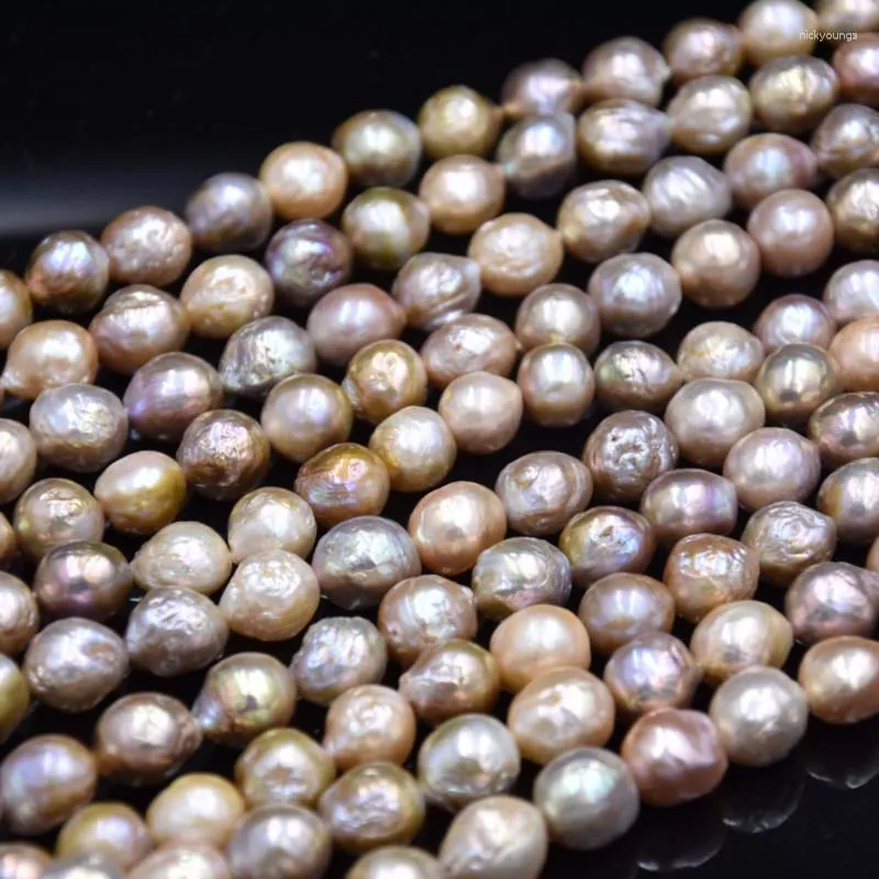 ゆるい宝石natrual 11-13mmバロックケシリボーン淡水真珠のマルチカラービーズは卸売りを作る