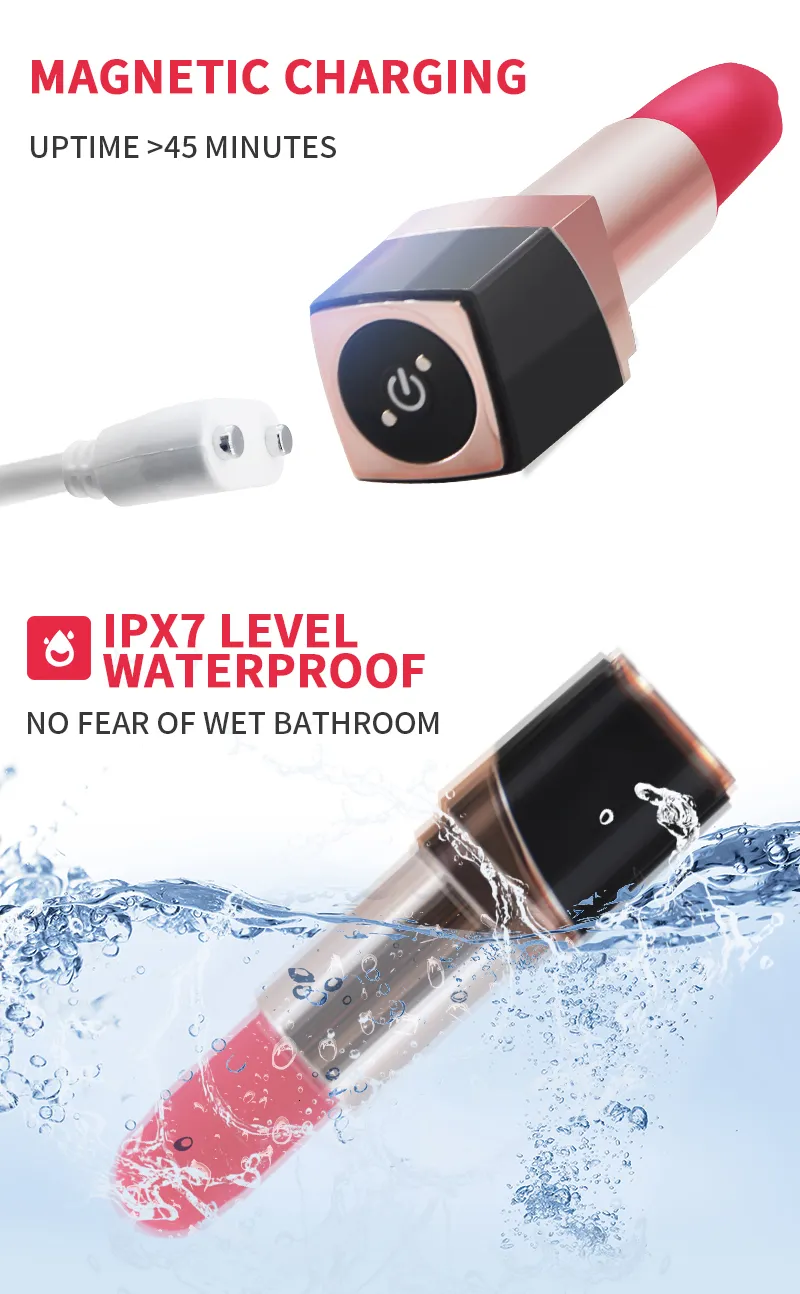 Lipstick Vibrator Clitoral Stimulator And G-spot Massager For Women_voghion.com