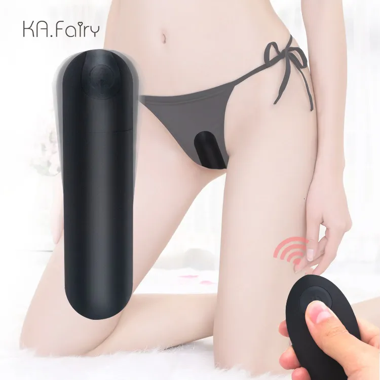 Jouets pour adultes KA fée sous-vêtements vibrateur télécommande balle mini portable sexe oeuf jouet érotique pour les femmes 230824