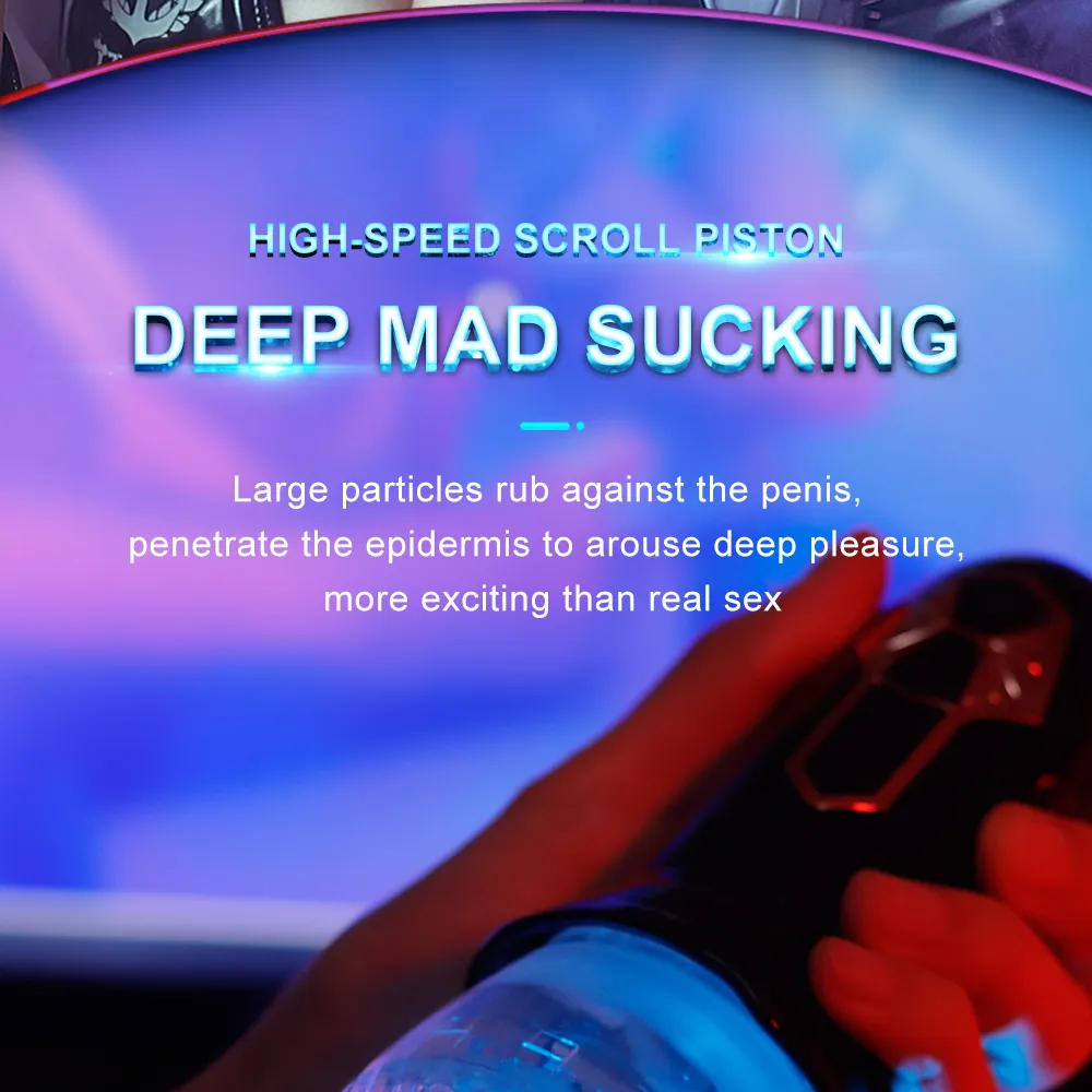 Vibratoren Automatischer Masturbator für Mann Teleskop-Rotationsvibrator Oralsex Eicheltrainer Massage Masturbat_voghion.com