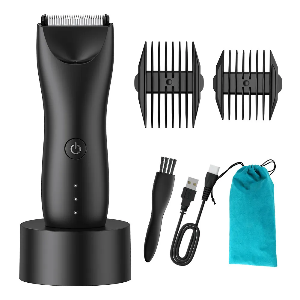 Electric Shavers Professional Trimmer For Intime Area Groin Chest Balls Bikini och skamhårborttagning Känsligt område Mäns Grooming 230825