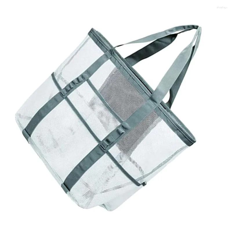 Сумки для хранения пляжные сумки сетка сумочка мешок на открытом воздухе многоцелевые карманы многоцелевые тота
