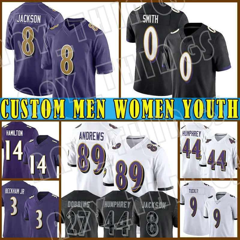 8 Lamar Jackson 9 Justin Tucker Voetbalshirt Baltimores Raven Mark Andrews Ray Lewis Koningin Roquan Smith Kyle Hamilton Zay Flowers Odell Beckham Jr. Marlon Humphrey