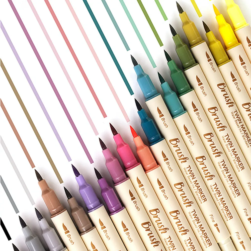 3 Pack Double Tip Marker Pens, Retro Color Art... From Kua10, $7.31 ...