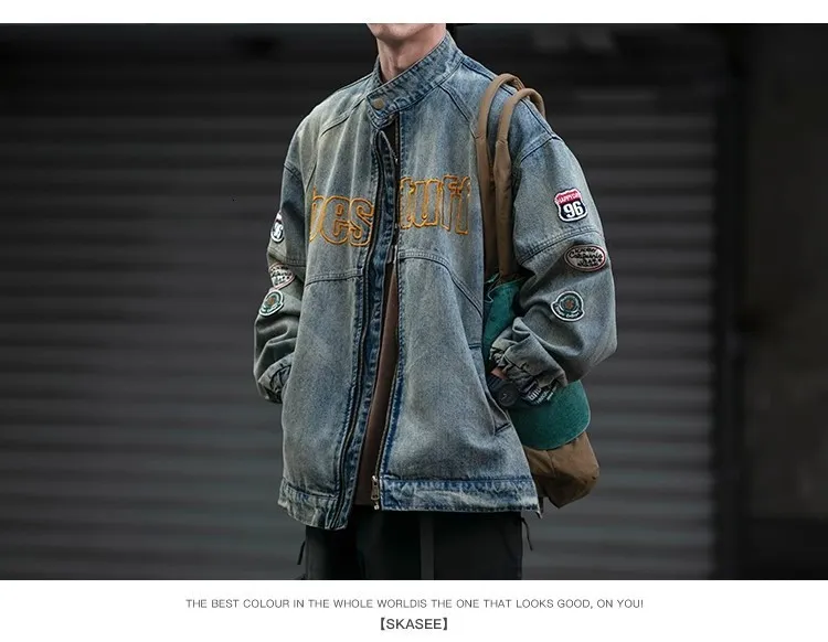 ジャケット・アウター argue baseball denim jacket ジャケット・アウター argue baseball denim jacket ARGUE（G