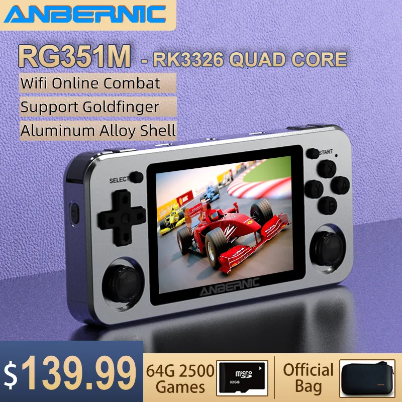 Portable Game Players ANBERNIC RG351M RG351P Retro Video