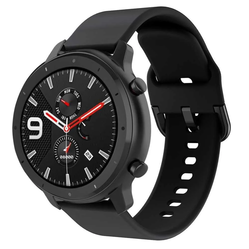 Silicone Magnetic Watch Band Bracelet For Huami Amazfit GTR 47mm/GTS 4/3/2 Correa  AmAZfit Mini Sport From Hebitai3cstore, $2.08