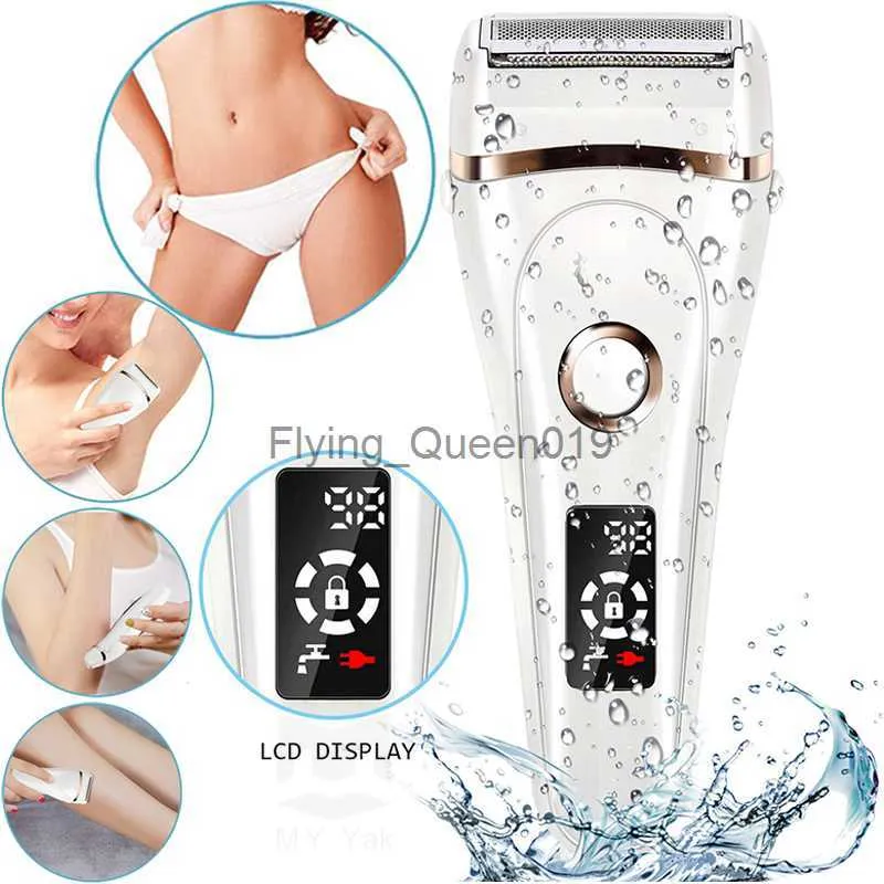Womens Body Hair Trimmer Intimate Shaver For Armpits, Pubic Area