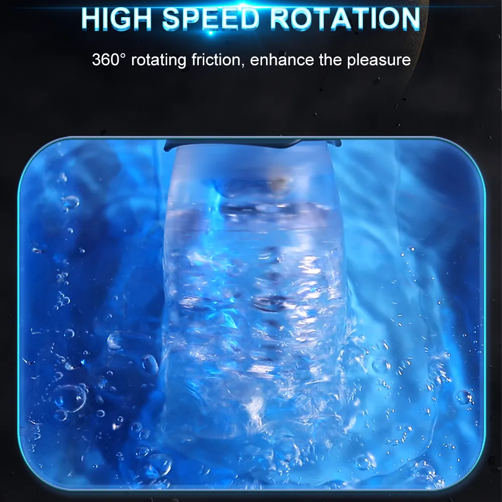 Vibratoren Automatischer Masturbator für Mann Teleskop-Rotationsvibrator Oralsex Eicheltrainer Massage Masturbat_voghion.com
