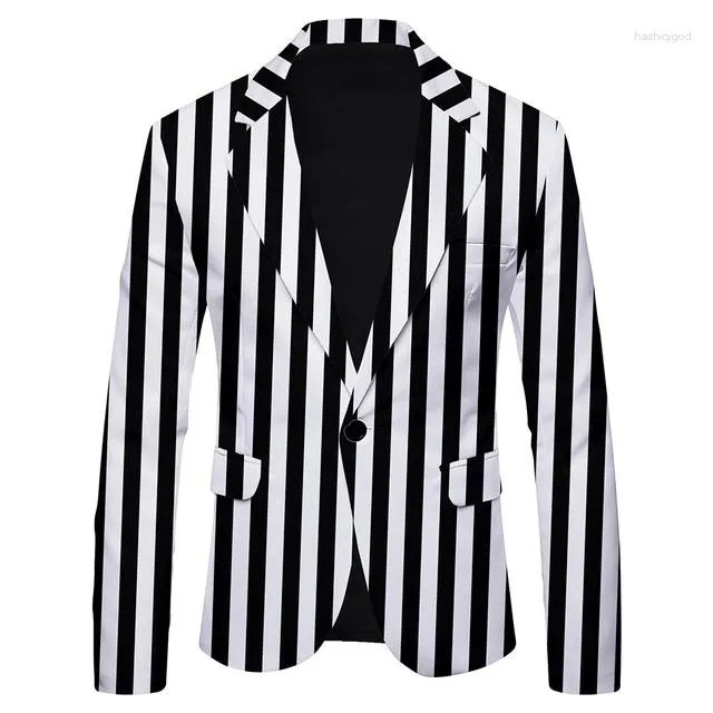 Mens striped blazer clearance jackets