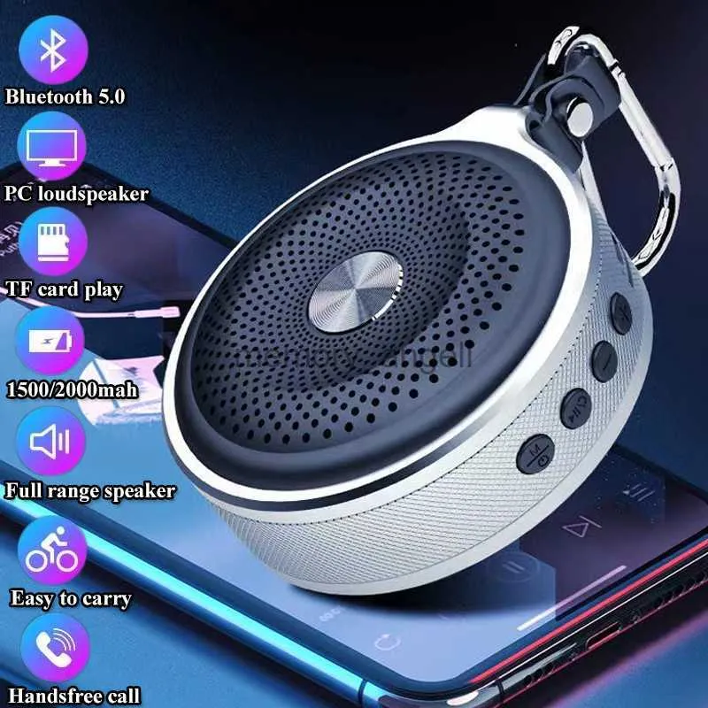 ミニBluetoothスピーカー屋外HIFIサブウーファーポータブルハンズフリーコール音楽サウンドボックスTFカードMP3プレーヤーコンピューターラウドスピーカーHKD230825