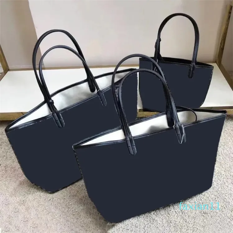 Bolsas de ombro Houndstooth para férias na praia Bolsas de compras Bolsas femininas Bolsas de moeda de um lado Bolsas de lona de couro 3 tamanhos 12 cores