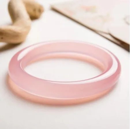 Pink jade deals bangle