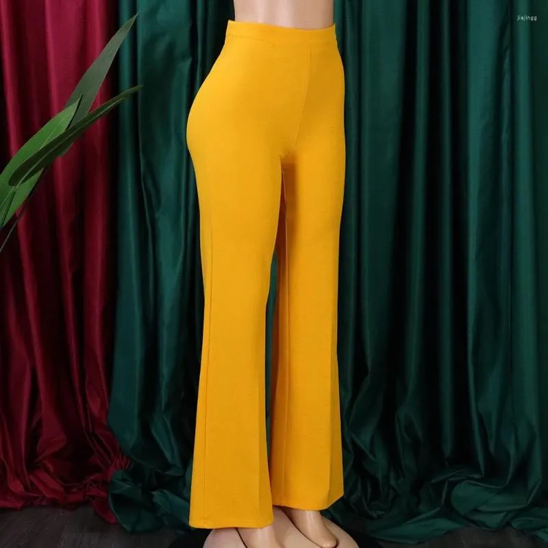 Pantalones De Mujer Elegante Oficina Señoras Talle Alto Sólido Moda Calidad  Mujer Formal Ropa De Trabajo De Negocios Ropa Pantalones Al Por Mayor De  14,55 €