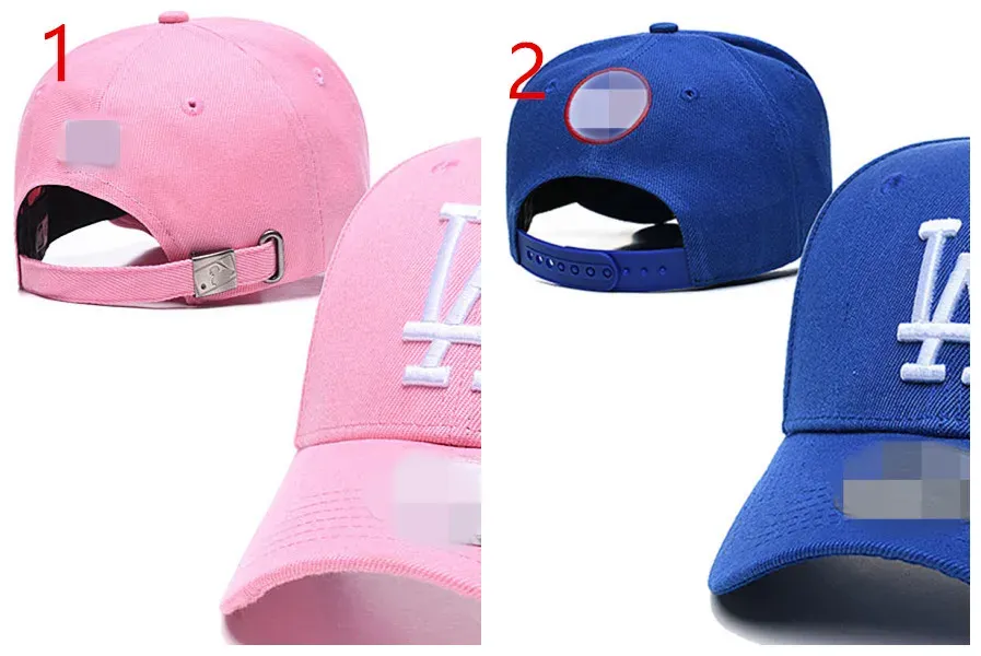 2023 nuovi berretti da baseball di lusso firmati La da uomo, lettera attiva rotonda con visiera regolabile per uomo donna, cappelli da camionista
