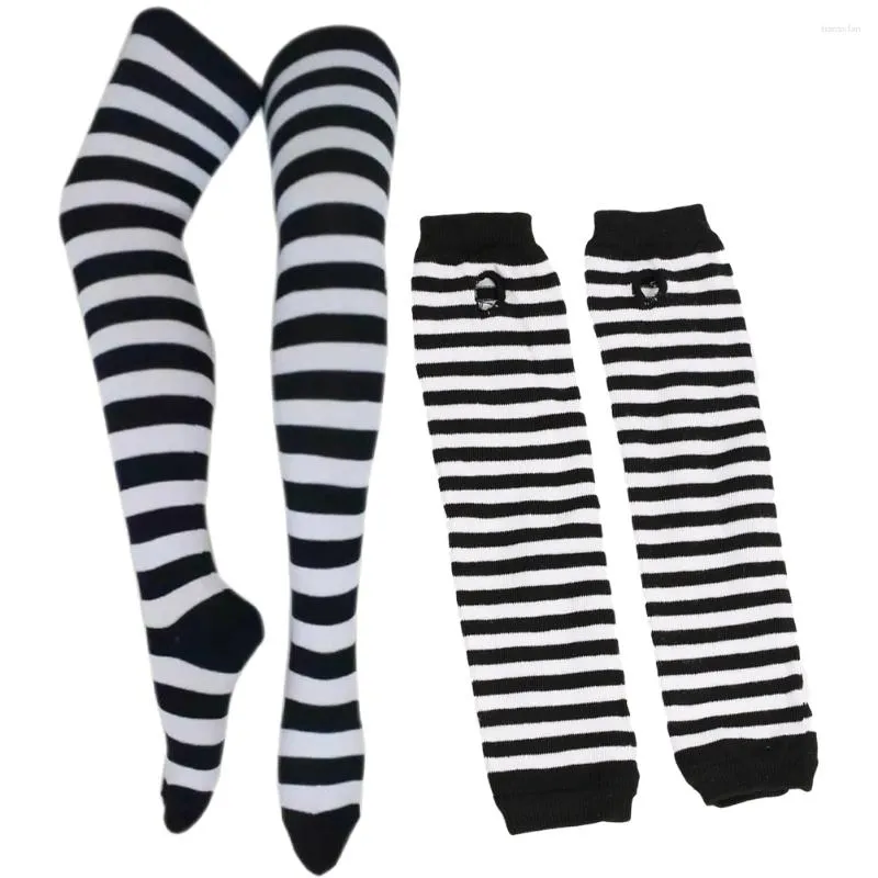 Striped top stockings kmart
