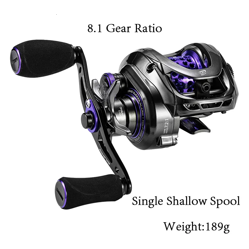 Soloking GKA200 Pro Baitcasting Reel 9KG Max Drag, 6+1 BB, Audible Clicker,  High Performance Fishing Gear From Tie07, $24.6