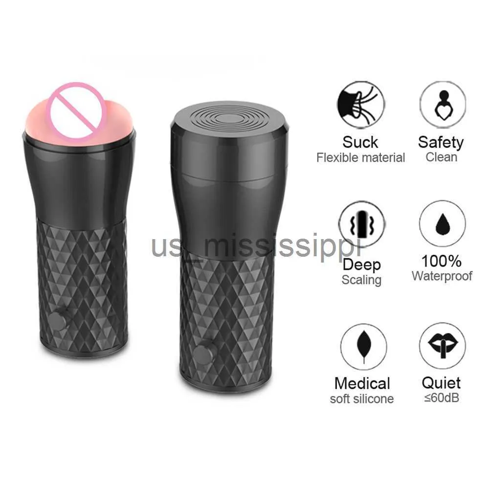 Other Health Beauty Items DIBE Male pussys Masturbator Cup Realistic Soft Tight Vagina Pussy Silicone waterproof Massager Adults Product For Men x0825