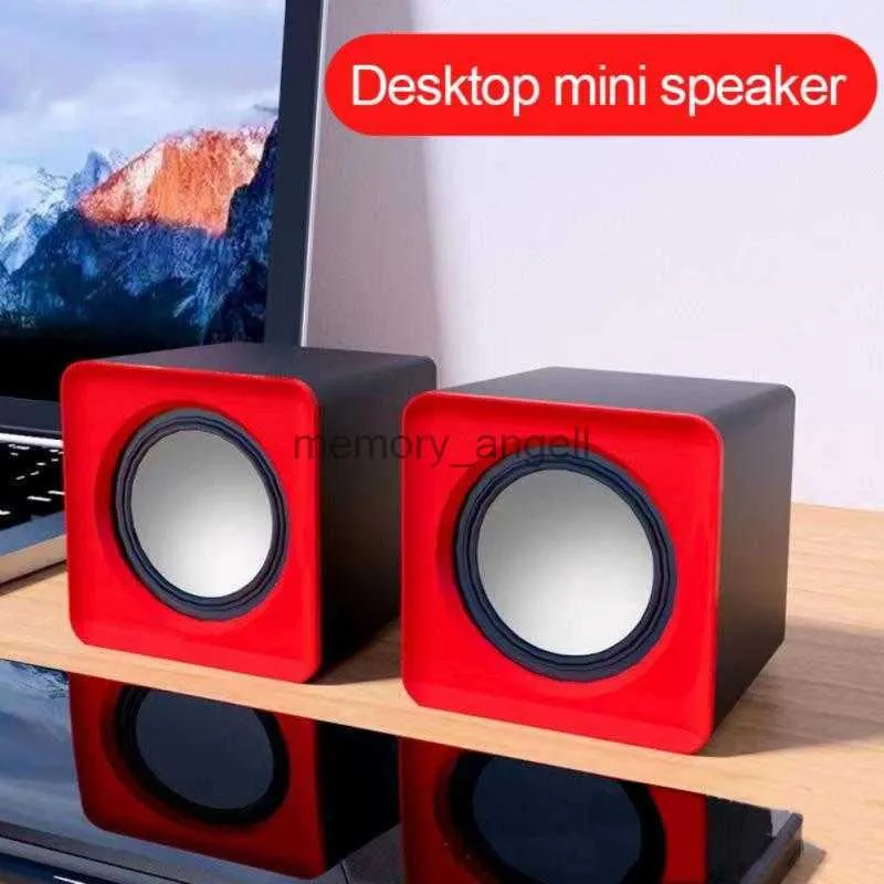 مكبرات الصوت Mini Desktop Computer مكبرات صوت USB سلكية مكبرات صوت عالمية صوت طبيعية محيطية للكمبيوتر المحمول للكمبيوتر المحمول HKD230825