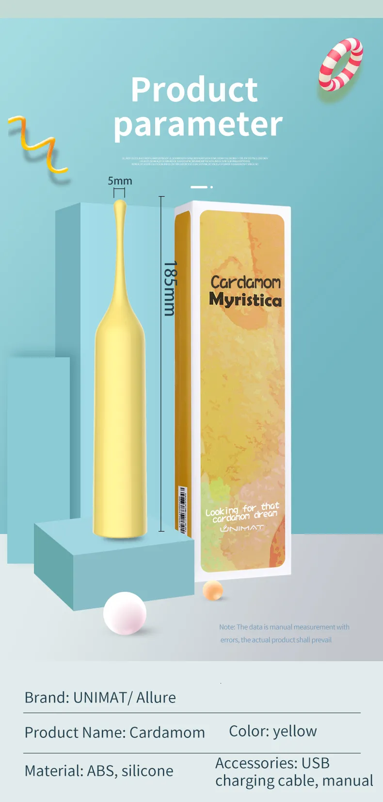 Other Health Beauty Items UNIMAT Ultrasonic High Frequency Vibrator Fast Orgasm Nipple Clitoris Stimula_voghion.com