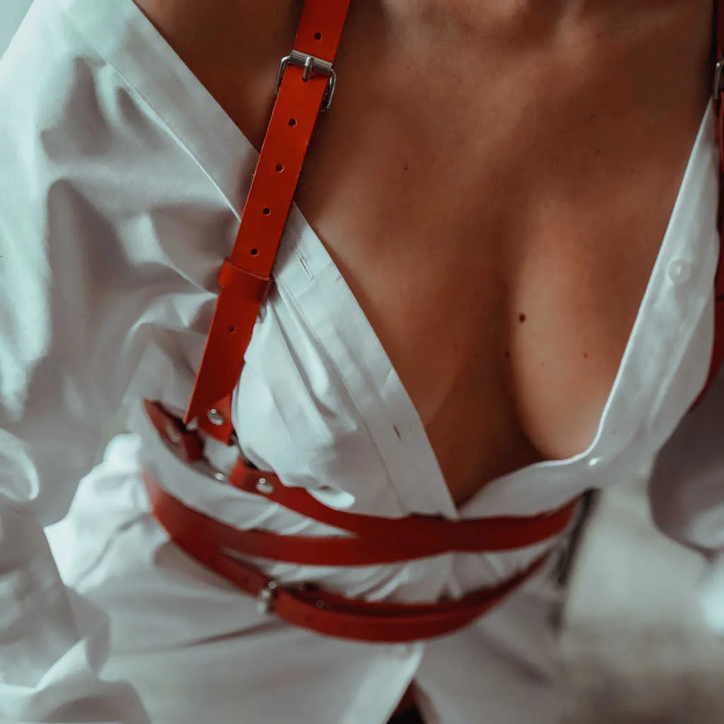 NXY – harnais en cuir pour femmes, haut de corps de Bondage BDSM, soutien-gorge à bretelles, Kit de vêtements fétichistes, jouets sexuels matures, sous-vêtements Sexy, bretelles