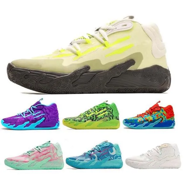 MB.03 Męskie buty do koszykówki Lamelo Ball MB 3 Guttermelo Foam Green des Chaussures Scarpe 2023 Man Outdoor Treakers Sneakers Rozmiar 7 - 12