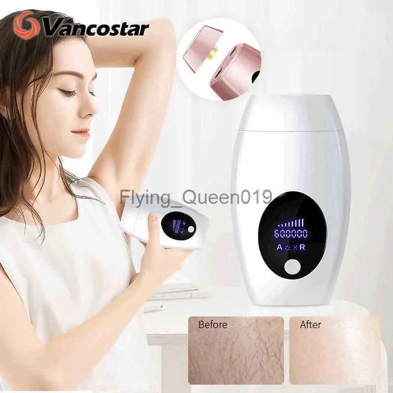 VANCOSTAR LCD -laserhårborttagning 1200000 Flash Epilator för kvinnor Changeable Lamp Body Shaver Dropshipping IPL Depiladora Laser HKD230825