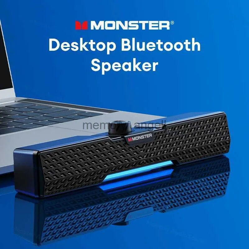 Monster G02MK Bluetooth -högtalare Bluetooth 5.3 Wired Universal Desktop Audio Player Gaming Houdspeaker Computer Subwoofer HKD230825