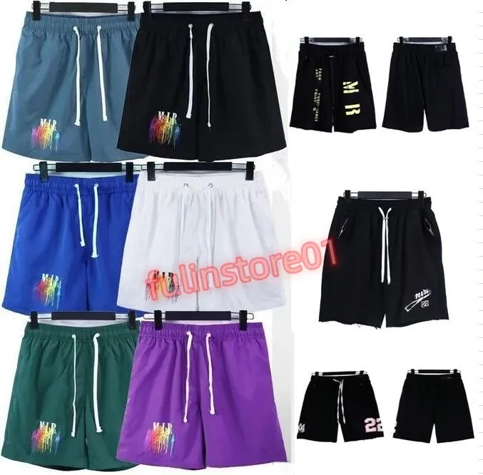 Heren Dames Designer Shorts Zomer Amirs merk Losse streetwear Kleding Sneldrogend Badmode Printplaat Strandbroek Man Zwemmen palma miri Korte sport e1