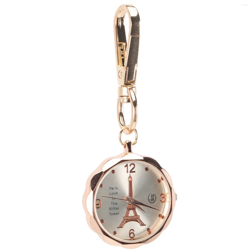 Pocket Watches Watch Metal Decor Hanging Buckle Design Accurate Glass Luminous Child Pendant Glow The Dark